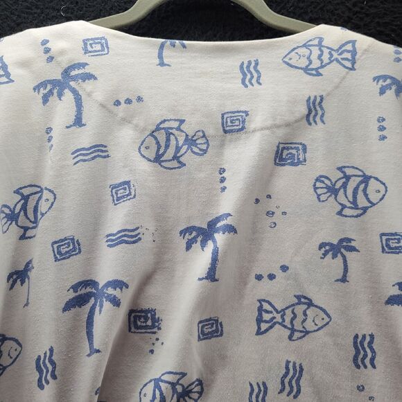 Palm Grove Womens Set Multi-Color Size 2X Cotton/Polyester Blend Jacket & Tank - Picture 12 of 12